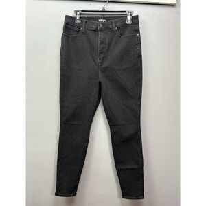 Wrangler Jeans Womens 31x28 Black High Rise Skinny Stretch Denim Pants Casual